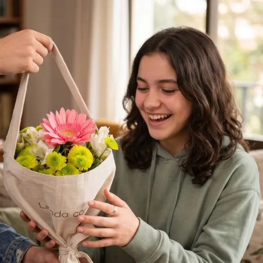Bolsa de flores variadas